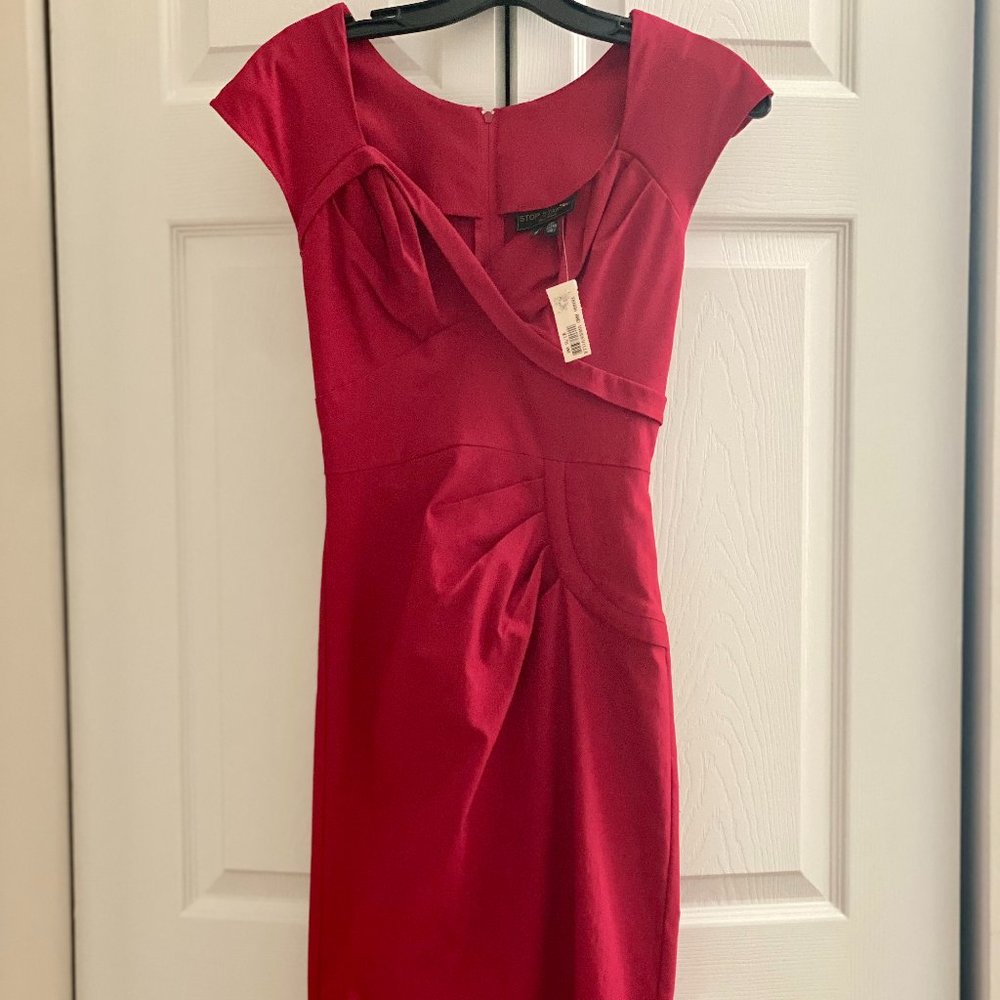 Stop Staring Crush Dress- Red- Size Small- NEW! never worn
